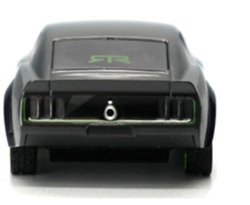 HPI Racing nano-TTR 1969 Ford Mustang RTR-X 1/64 2WD Micro RC Car Grey - Complete RTR with Radio