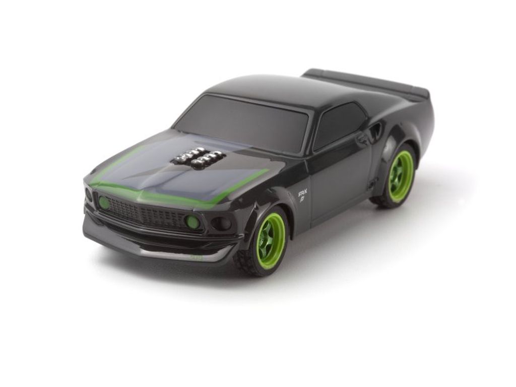 HPI Racing nano-TTR 1969 Ford Mustang RTR-X 1/64 2WD Micro RC Car Grey - Car Only