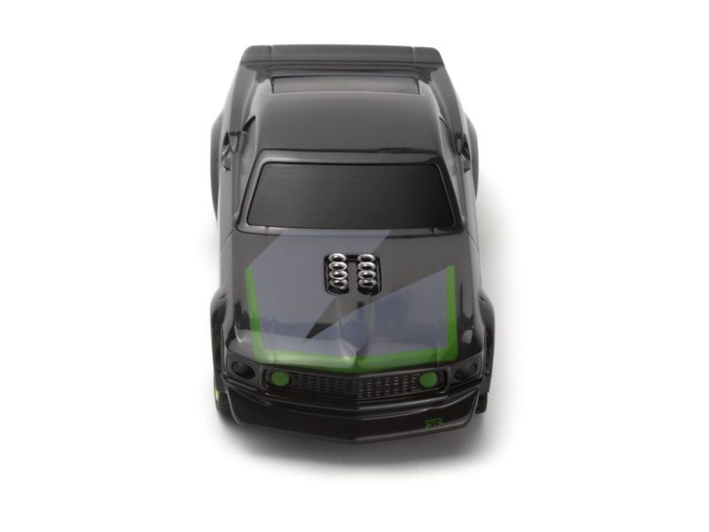 HPI Racing nano-TTR 1969 Ford Mustang RTR-X 1/64 2WD Micro RC Car Grey - Car Only