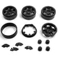 HPI Racing CC-6 Beadlock 1.3in Wheel (Black / 4 Pcs) – Venture18 CC Scale RC Wheels