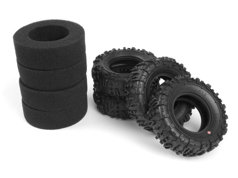 HPI Racing Tredz Rover 1.3in Crawler Tire (68 x 24.5mm / 4 Pcs) – Scale RC Tires