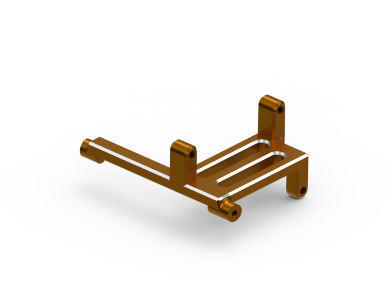 HPI Racing Aluminum Shift Servo Mount Orange for Venture18
