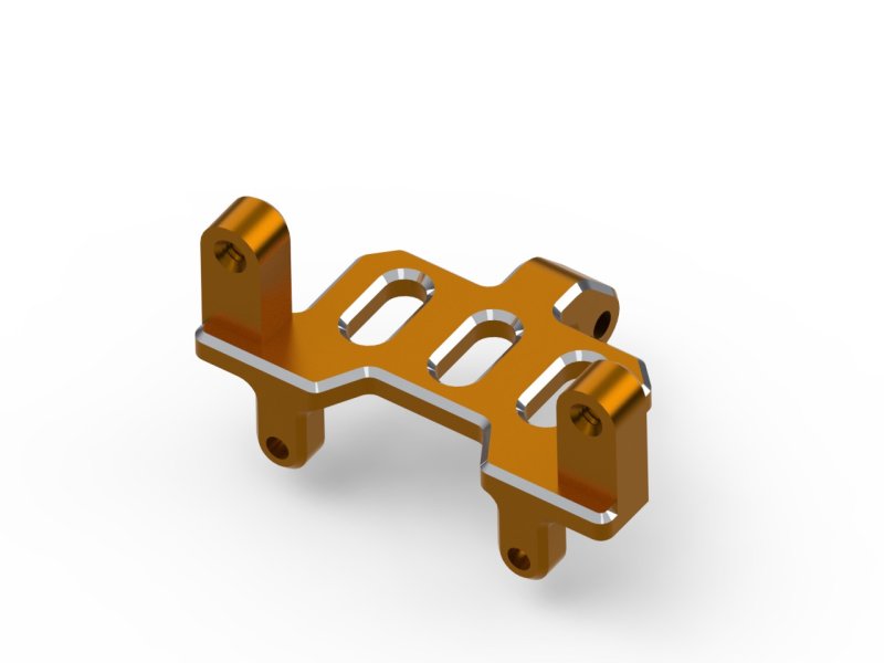 HPI Racing Aluminum Steering Servo Mount Orange for Venture18