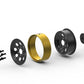 HPI Racing CS-8 Steel Beadlock Wheels 1.2in Black (4pcs)