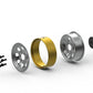 HPI Racing CS-8 Steel Beadlock Wheels 1.2in Silver (4pcs)