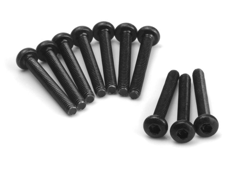 HPI Racing Button Head Screw M2 x 16mm Hex Socket (10 Pcs) – Genuine RC Hardware