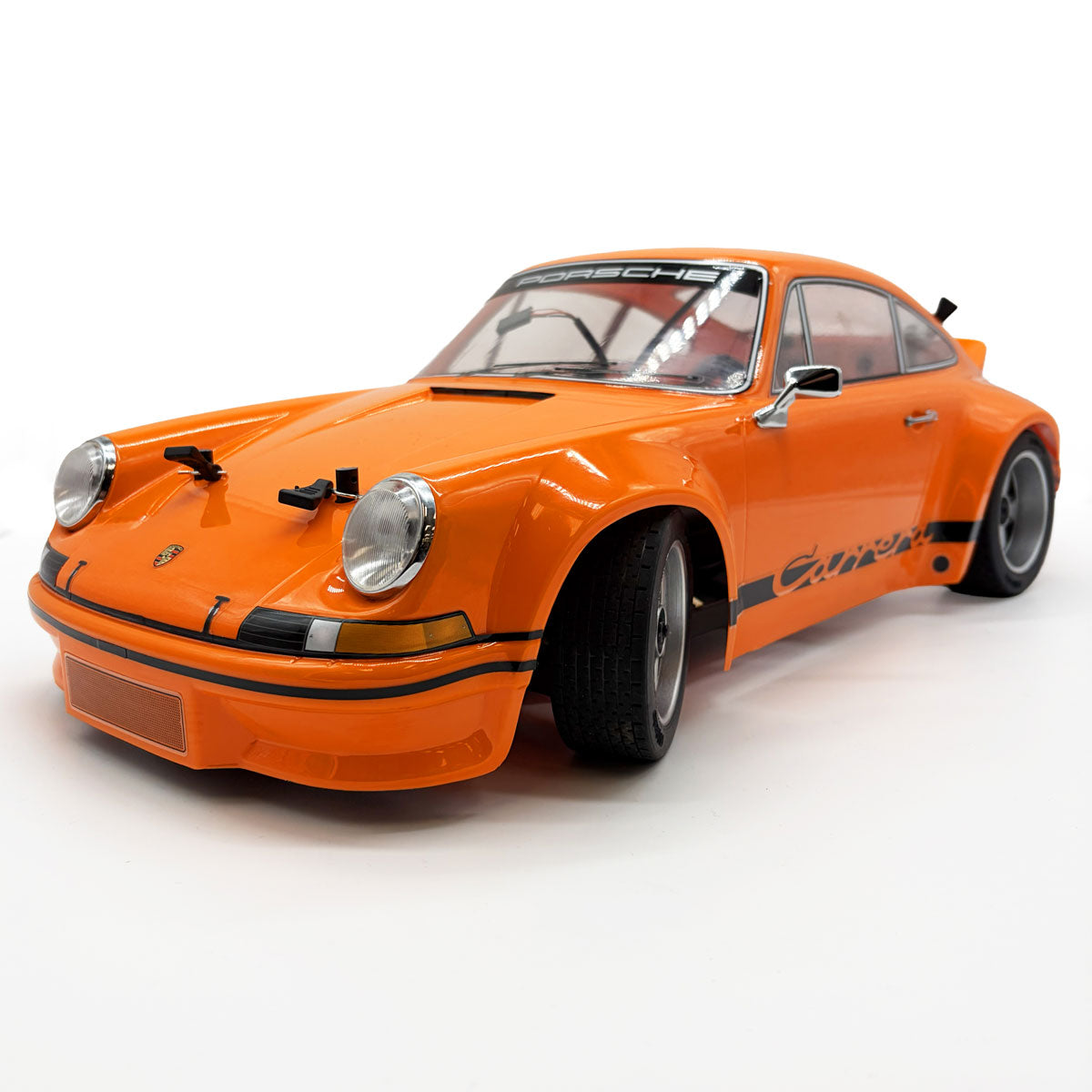 HPI Racing Sport 3 Flux 1973 Porsche Carrera RSR RTR (Orange) – 1/10 Brushless On-Road Scale RC Car
