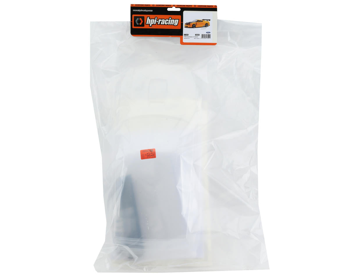 HPI Racing Ford Mustang GT-R Clear Body Shell 200mm 255mm Wheelbase for 1/10 Scale Touring Cars