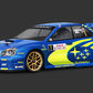 HPI Racing Subaru Impreza WRC 2004 Clear Body Shell 200mm 255mm Wheelbase for 1/10 Scale Touring Cars