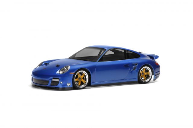 HPI Racing Porsche 911 Turbo (997) 200mm Clear Body – 1/10 Scale RC On-Road Shell
