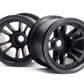 HPI Racing Split 5 Truck Wheel Black for 1/10 Scale Trucks