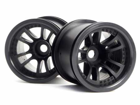 HPI Racing Split 5 Truck Wheel Black for 1/10 Scale Trucks