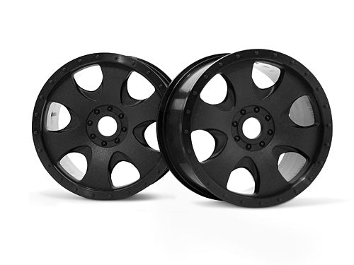 HPI Racing Warlock Wheel Black 83x56mm (2pcs) for Savage X Monster Trucks