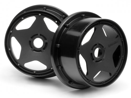 HPI Racing Super Star Wheel Black 120x60mm (2pcs) for Baja 5B