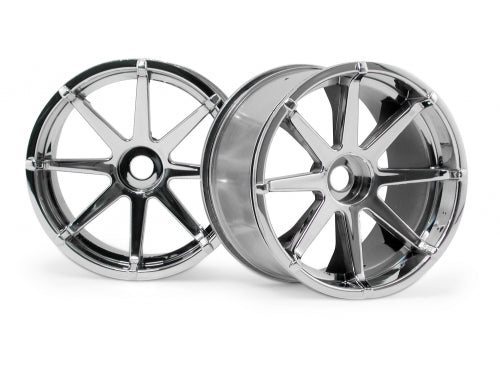 HPI Racing Blast Wheel Chrome 115x70mm 7in (2pcs) for Savage X Monster Trucks