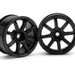 HPI Racing Work Emotion XC8 Wheel 26mm Black 3mm Offset for 1/10 Scale Touring Cars