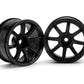 HPI Racing Work Emotion XC8 Wheel 26mm Black 6mm Offset for 1/10 Scale Touring Cars