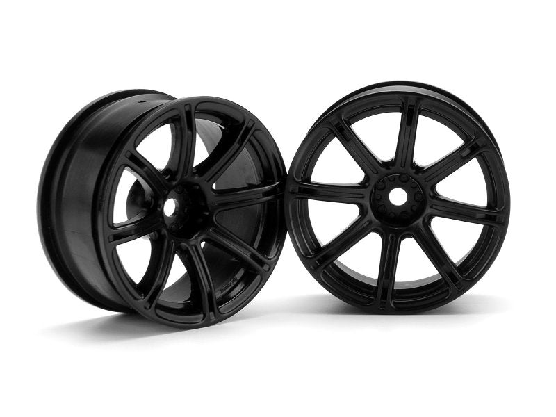 HPI Racing Work Emotion XC8 Wheel 26mm Black 6mm Offset for 1/10 Scale Touring Cars