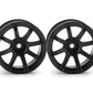 HPI Racing Work Emotion XC8 Wheel 26mm Black 9mm Offset for 1/10 Scale Touring Cars