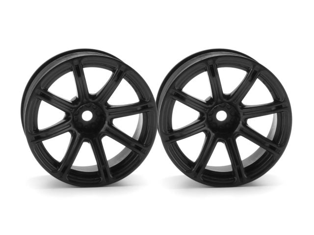 HPI Racing Work Emotion XC8 Wheel 26mm Black 9mm Offset for 1/10 Scale Touring Cars