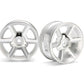 HPI Racing GT Wheel Silver 6mm Offset (2pcs) for 1/10 Scale Touring Cars