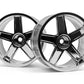 HPI Racing LP35 Wheel MF Type Chrome 9mm Offset (2pcs) for 1/10 Scale Drift Cars