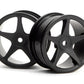 HPI Racing Super Star Wheel 26mm 1mm Offset Black for 1/10 Scale Touring Cars
