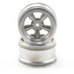 HPI Racing Vintage 5-Spoke Wheels 31mm Matte Chrome — 6mm Offset