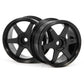 HPI Racing TE37 Wheel 26mm Black 0mm Offset for 1/10 Scale Touring Cars