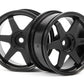 HPI Racing TE37 Wheels 26mm 3mm Offset Black (2pcs) for 1/10 Scale Touring Cars