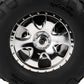 HPI Racing Mounted GT2 Tire S Compound on Warlock Chrome Wheel Pre-Glued with Molded Inserts