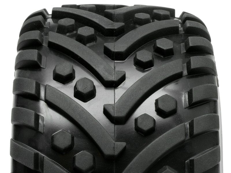 HPI Racing Mounted Goliath Tire 178x97mm on Blast Wheel Chrome for Savage X Monster Trucks
