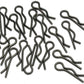 HPI Racing 8mm Black Body Clips 20 Pieces for RC Vehicles