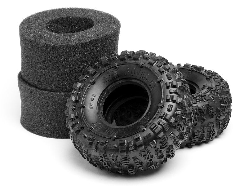 HPI Racing Rover-EX Pink Tire 2 Pieces for Rock Crawlers