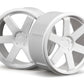 HPI Racing White Wheel Set 3 Designs for Micro RS4