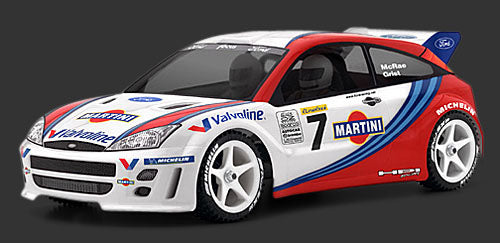 HPI Racing Ford Focus WRC Clear Body 200mm Touring Car