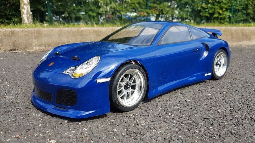 HPI Racing Porsche 911 Turbo 200mm Clear Body – 1/10 Scale RC On-Road Shell