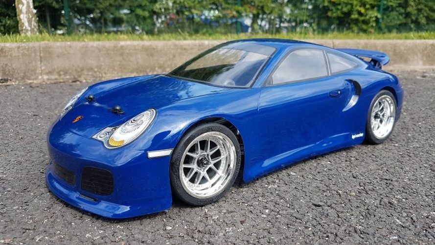 HPI Racing Porsche 911 Turbo 200mm Clear Body – 1/10 Scale RC On-Road Shell