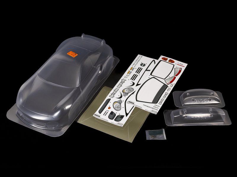 HPI Racing Porsche 911 Turbo 200mm Clear Body – 1/10 Scale RC On-Road Shell