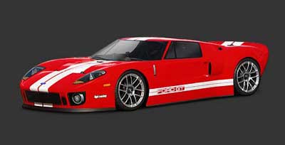 HPI Racing Ford GT Clear Body Shell 200mm 255mm Wheelbase