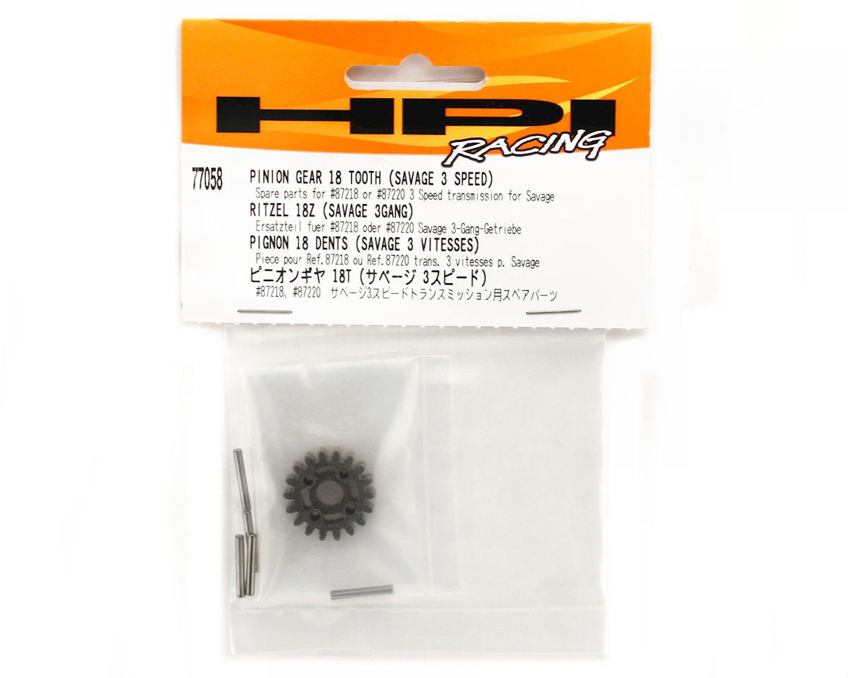 HPI Racing 18 Tooth Pinion Gear Spare for HPI Transmissions