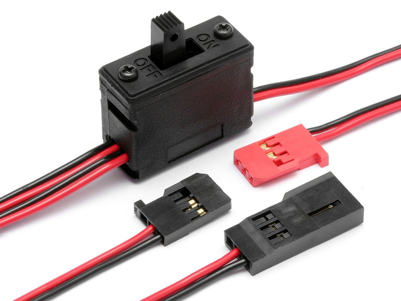 HPI Racing Receiver Switch with Battery Charger Connector