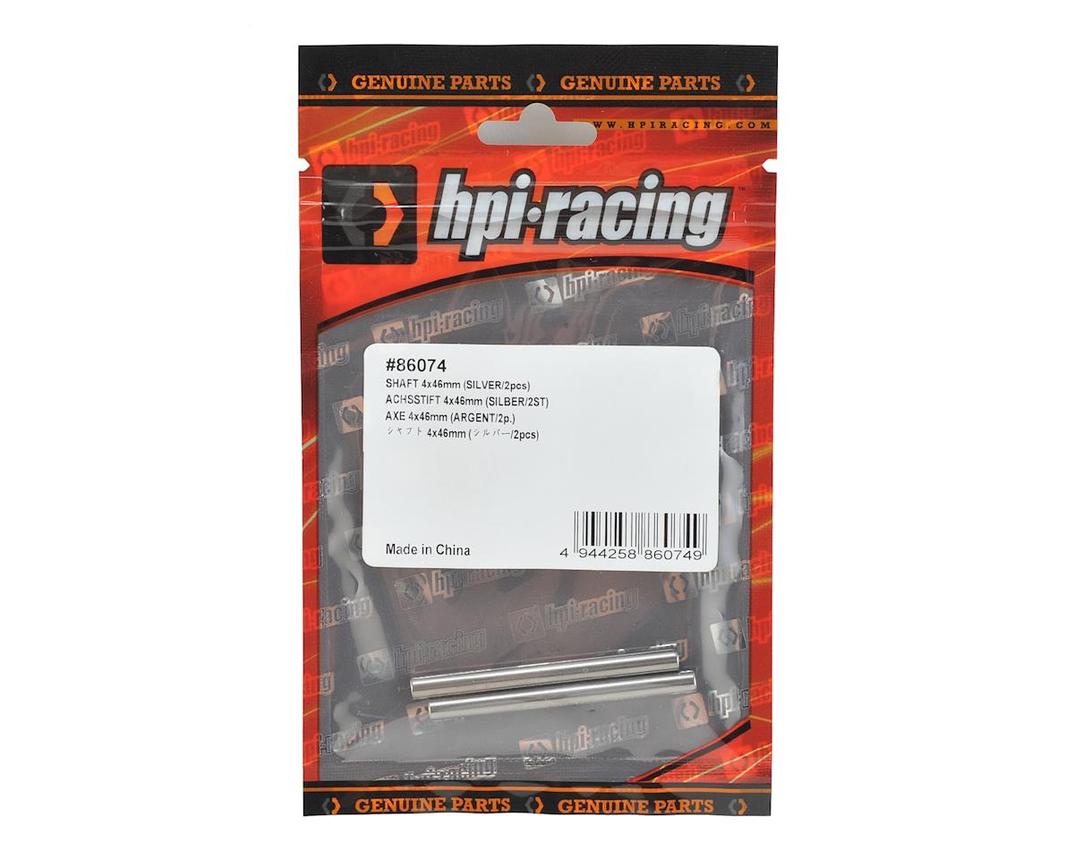 HPI Racing Shaft 4x46mm (Silver) for Savage X (2-Pack)