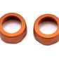 HPI Racing Shock Caps 20x12mm (Orange) for Baja 5T / 5B SS (2-Pack)