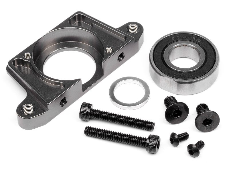 HPI Racing Heavy Duty Aluminum Spur Gear Mount Gunmetal