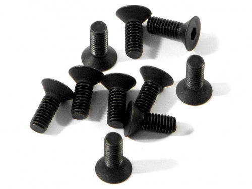 HPI Racing M3x8mm Flat Head Hex Screws (10-Pack)