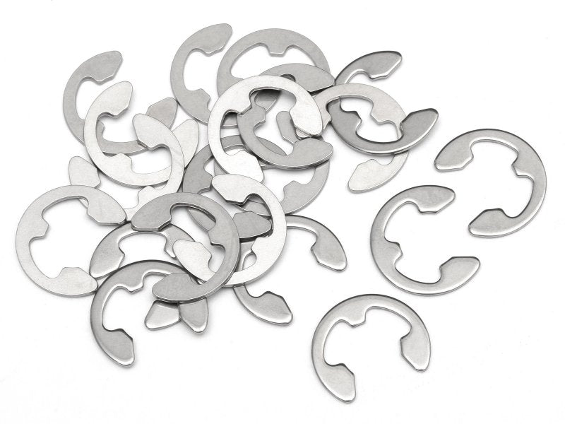 HPI Racing E-7HD Stainless Steel E-Clips (20-Pack)
