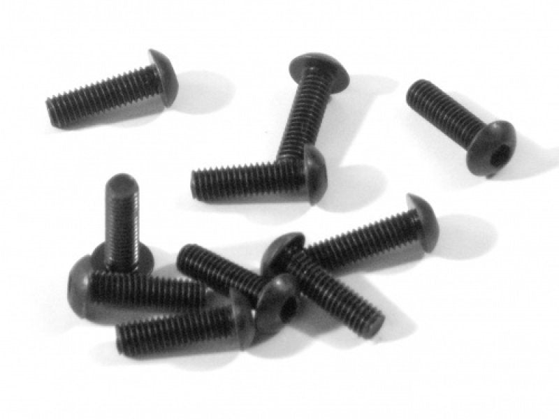 HPI Racing M3x10mm Button Head Hex Socket Screws (10-Pack)
