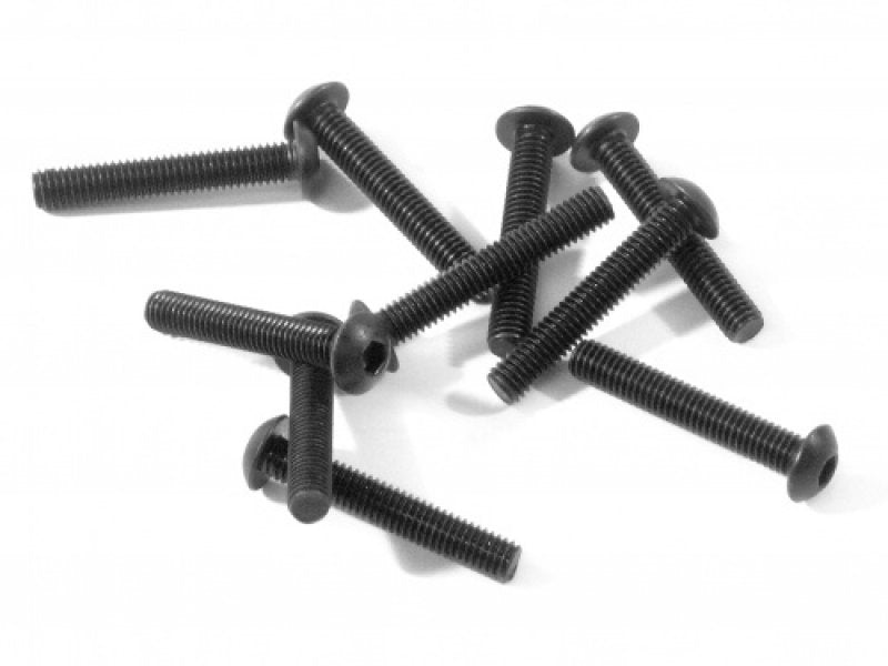 HPI Racing M3x18mm Button Head Hex Socket Screws (10-Pack)