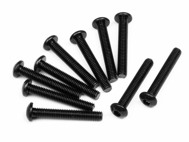 HPI Racing M3x20mm Button Head Hex Socket Screws (10-Pack)